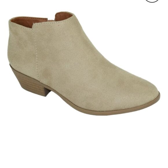 UNR8ED SIDE ZIPPER +ROUND TOE ANKLE BOOTIE - Picture 4 of 15